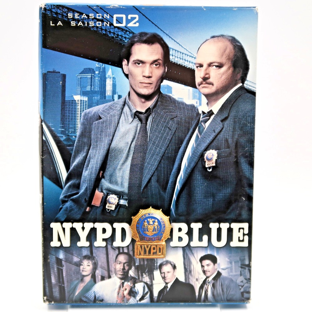 NYPD Blue Season 2 DVD 6-Disc Box Set David Caruso Jimmy Smits Dennis Franz 1995